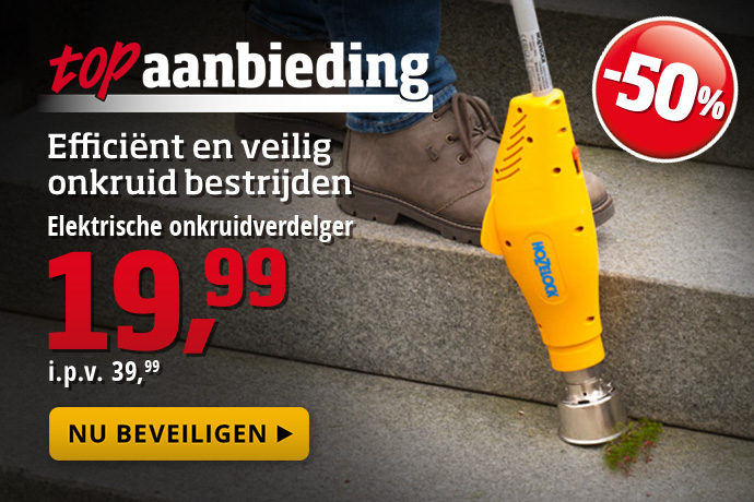 Topaanbieding - Elektrische onkruidverdelger