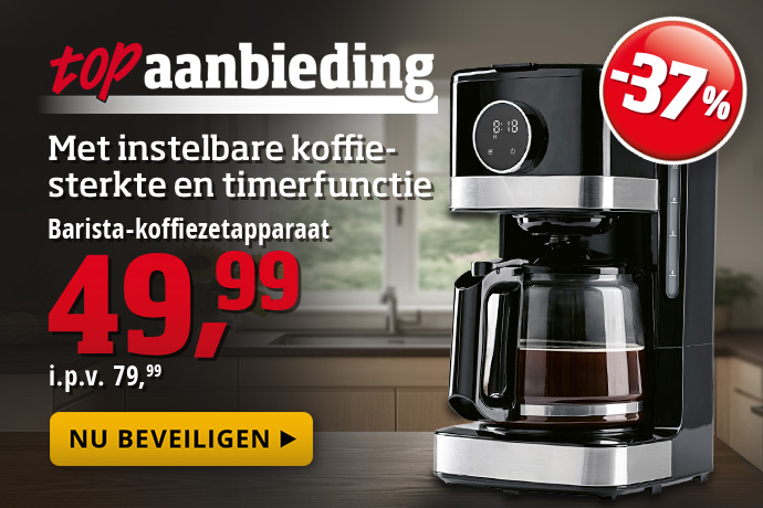 Topaanbieding - Barista-koffiezetapparaat