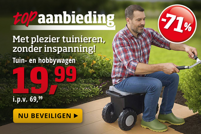 Topaanbieding - Tuin- en hobbywagen