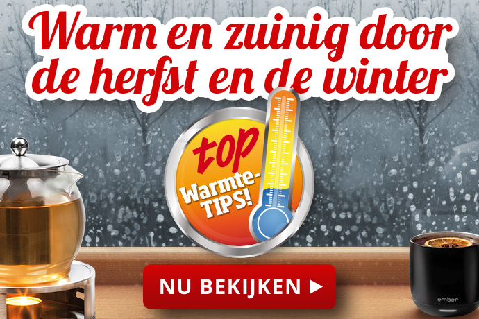 Warmtetips: Warm en zuinig door de herfst en de winter