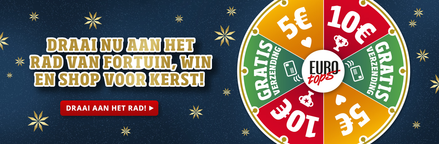 EUROtops kerst-rad van fortuin: Draai en win