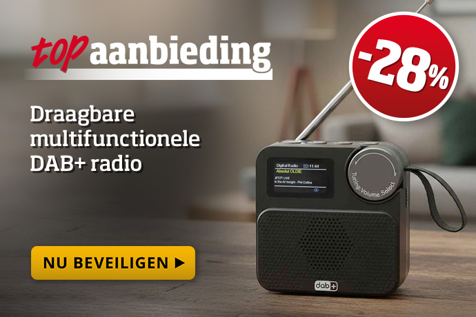 Topangebot - Draagbare multifunctionele DAB+ radio