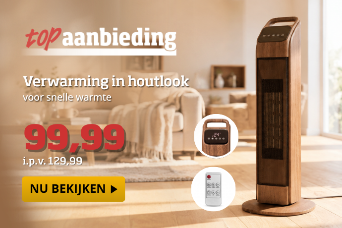 Topaanbieding  - Verwarming in houtlook