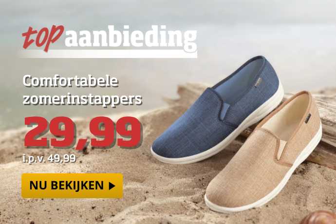 Topaanbieding  - Comfortabele zomerinstappers
