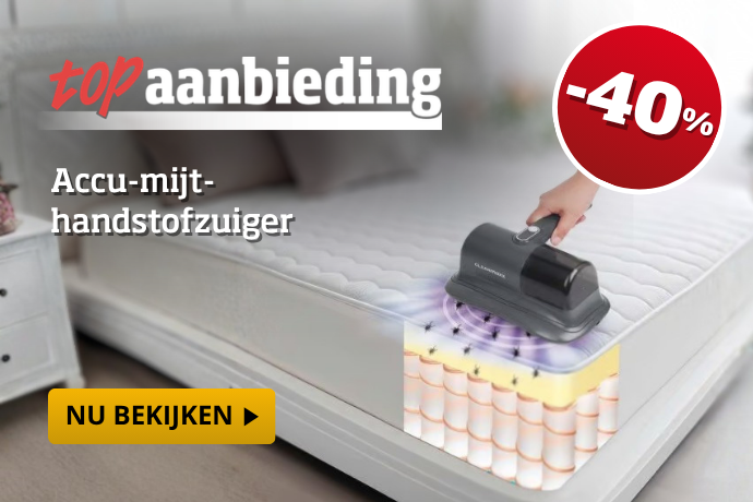 Topaanbieding - Accu-mijt-handstofzuiger