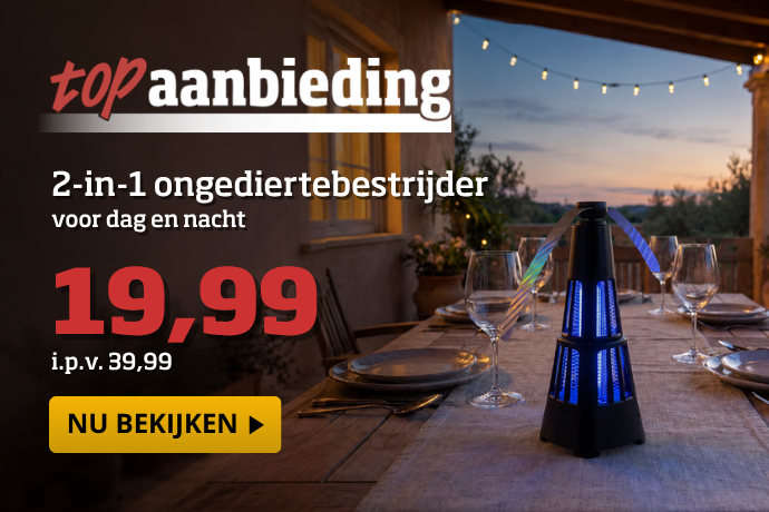 Topaanbieding - 2-in-1 ongediertebestrijder voor op tafel