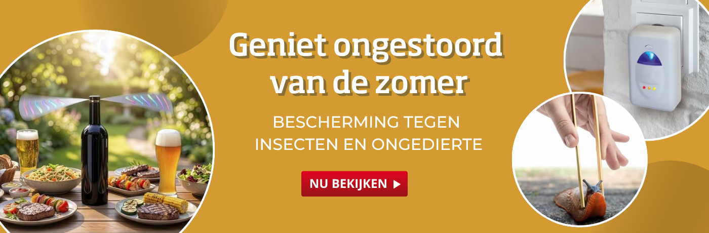 Bescherming tegen insecten en andere ongewenste gasten