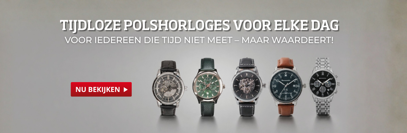 Tijdloze polshorloges voor elke dag