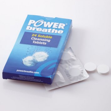 Reinigingstabletten voor longtrainer, 24 stuks