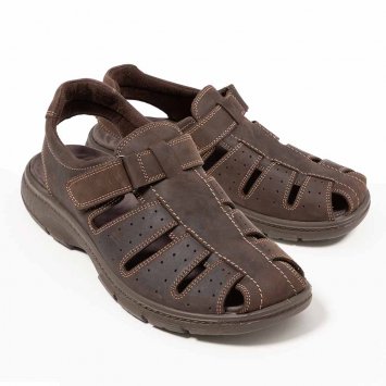 Heren klittenbandsandaal