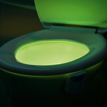 De andere WC-verlichting