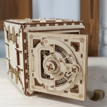 Houten model kluis
