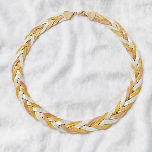 Tricolor collier