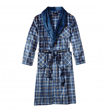 Badmantel van velours-fluweel