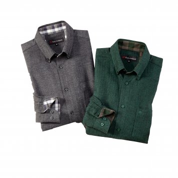 Hoogwaardig flanellen overhemd