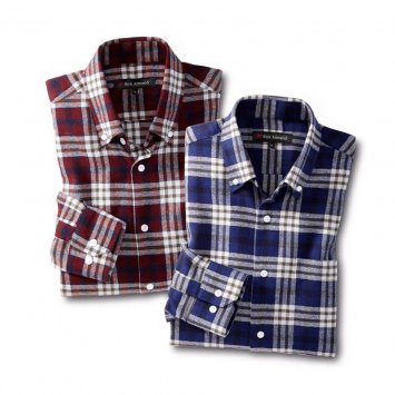 Overhemd van katoenflanel