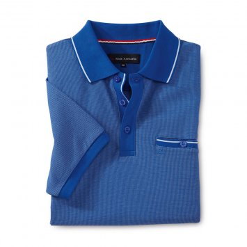 Poloshirt met structuur