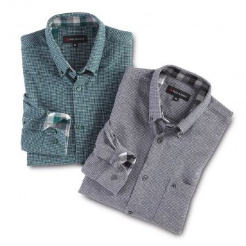 Luxueus structuuroverhemd