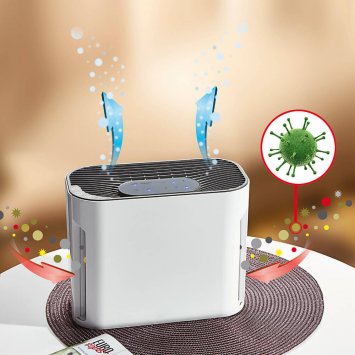 Uv C-luchtreiniger met ionisator