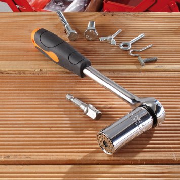 Multi-steeksleutel met ratel