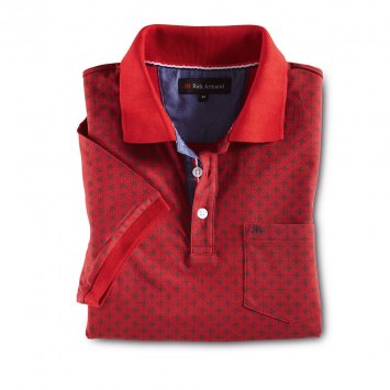 Poloshirt met print all-over