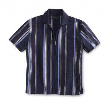 Poloshirt met doorlopende ritssluiting