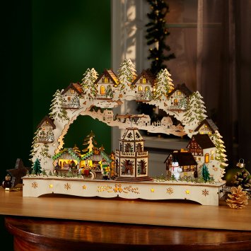 Led-kerstboog met muziek