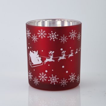 Glazen waxinelichthouder