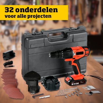 Snoerloze multitool