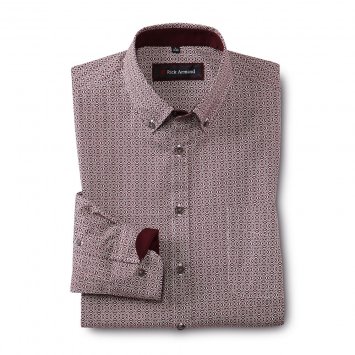 Modieus gedessineerd overhemd