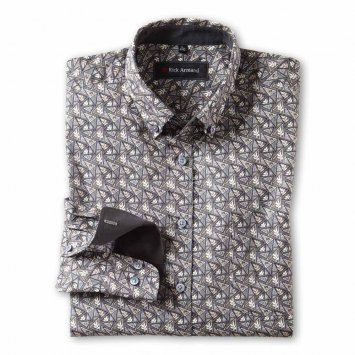 Modieus gedessineerd overhemd