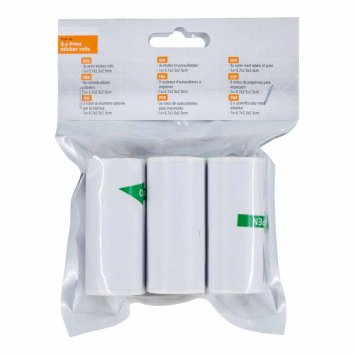 Thermische printerstickers 3 rollen