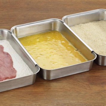 Paneerset van edelstaal