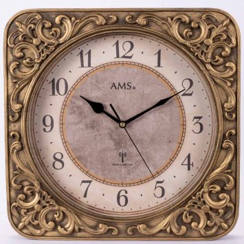 Radiogestuurde wandklok ’decor’