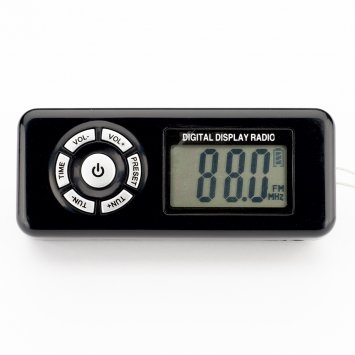 Uw cadeau: miniradio met hoofdtelefoon