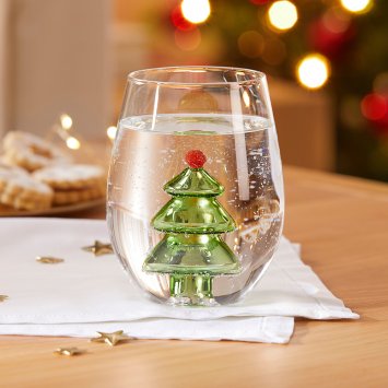 3D-glazen mok „Kerstboom“