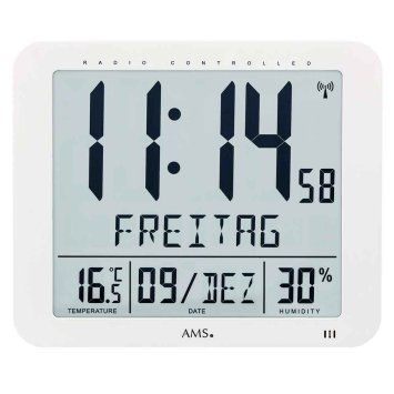 Radiogestuurde wandklok