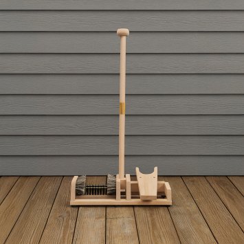 Laarzenuittrekker met reinigingsborstels