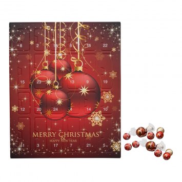 Adventskalender met Lindt-chocolade
