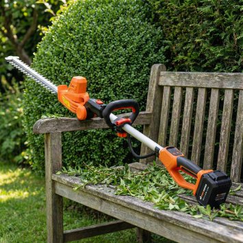 Draadloze multihoekige heggenschaar