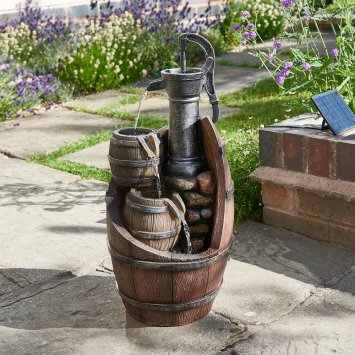 Zonne-energiebron Whisky-vaten