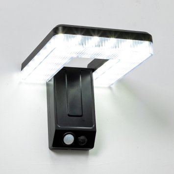 Verstelbare wandlamp op zonne-energie