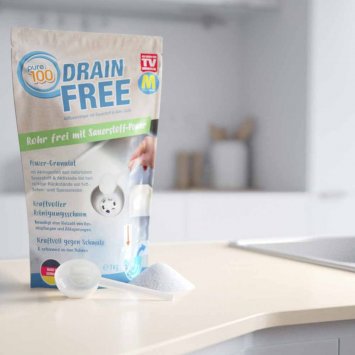 Krachtige afvoerreiniger "DrainFree"