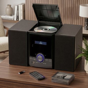 DAB+-muzieksysteem met cd-speler