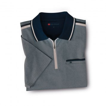 Poloshirt met structuur