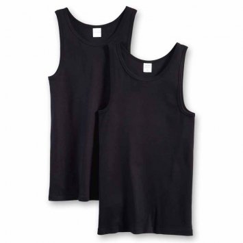 Fijn geribd hemd Pak van 2