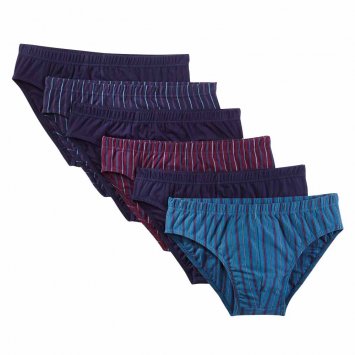 Hoogwaardige katoenen slips Pak van 6