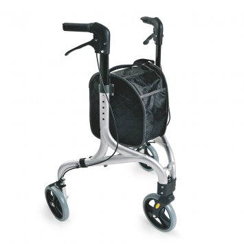Aluminium rollator met 3 wielen