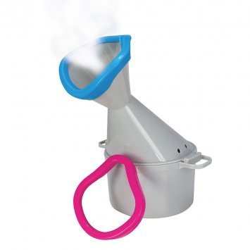 Inhalator met 2 zachte opzetstukken