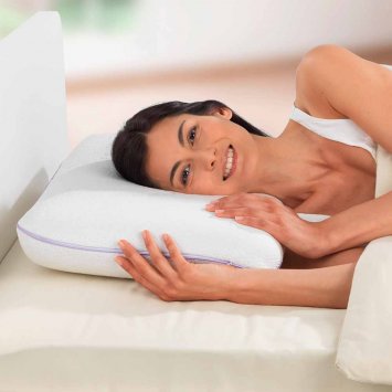 Visco-neksteunkussen met lavendel